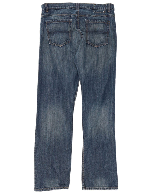 Marks & Spencer Vaqueros rectos azules Harbor para hombre W36 L33 Algodón azul