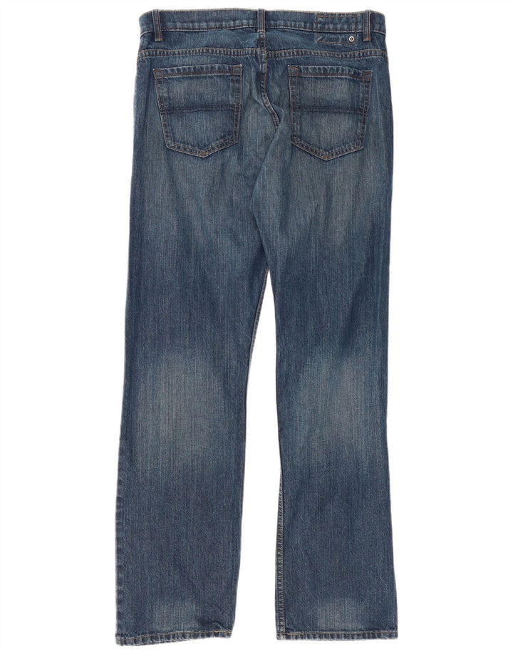 Marks & Spencer Vaqueros rectos azules Harbor para hombre W36 L33 Algodón azul