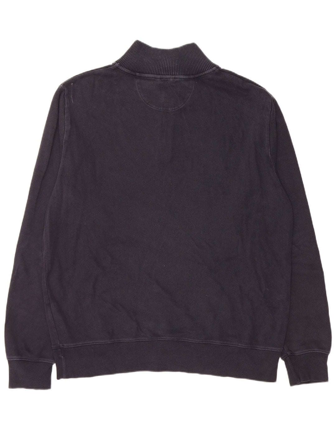 GANT Sudadera con cuello y cremallera para hombre, jersey 2XL, algodón azul marino