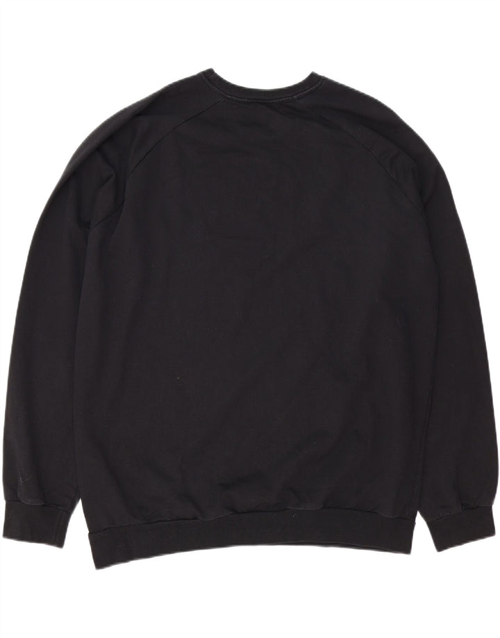 HUMMEL Mens Graphic Sweatshirt Jumper XL Black Cotton