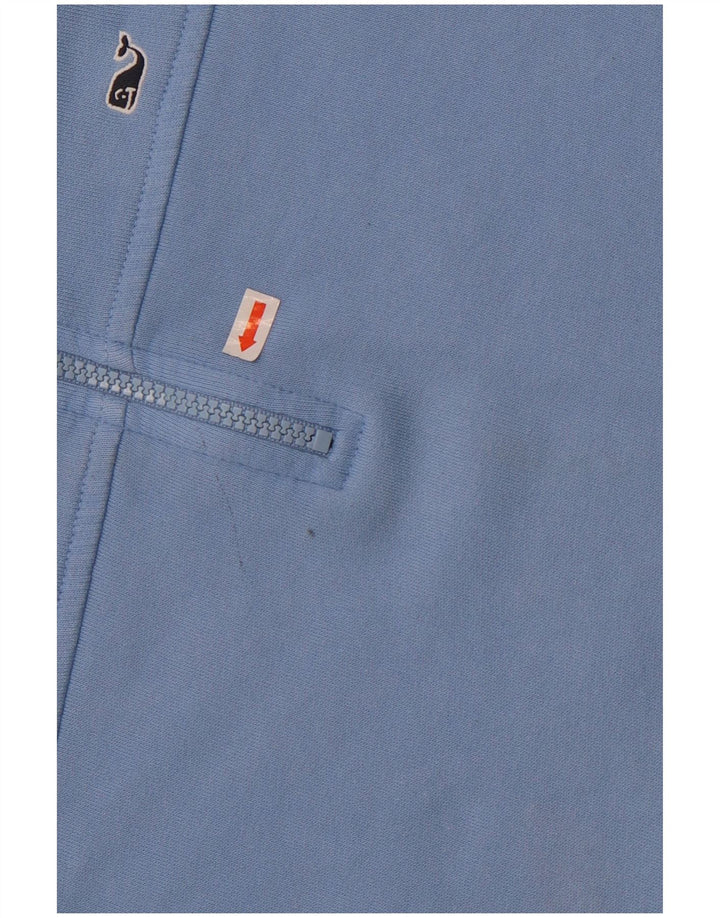 Vineyard Vines Sudadera extragrande con cuello y cremallera para mujer UK 10 Small Blue