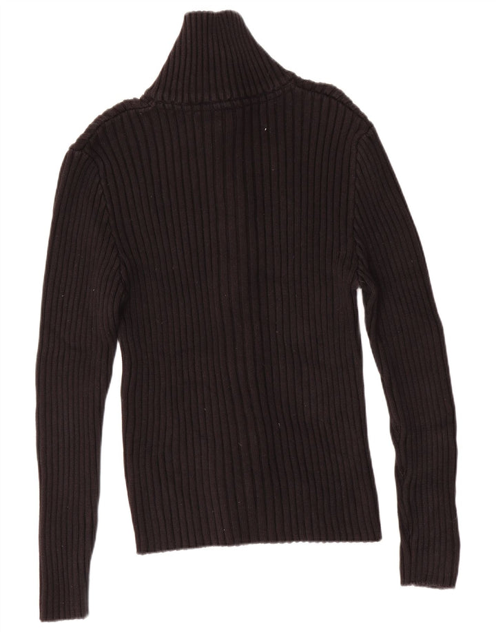 Sasch - Cárdigan para mujer, talla 40, talla grande, algodón negro