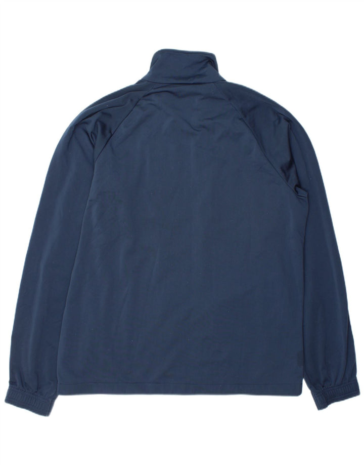 Asics Hombre Chándal Top Jacket XL Azul Marino Rayas Poliéster