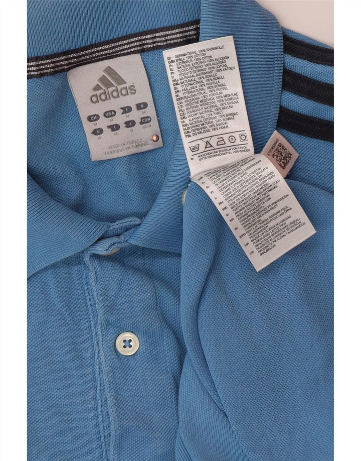 Polo ADIDAS Hombre Algodón Azul Medio