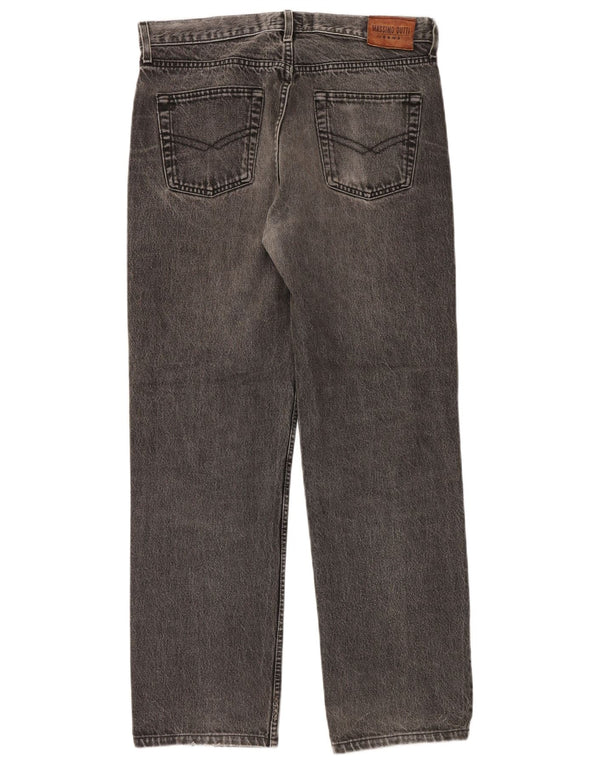 Massimo Dutti Vaqueros Rectos Hombre EU 44 Large W34 L30 Gris