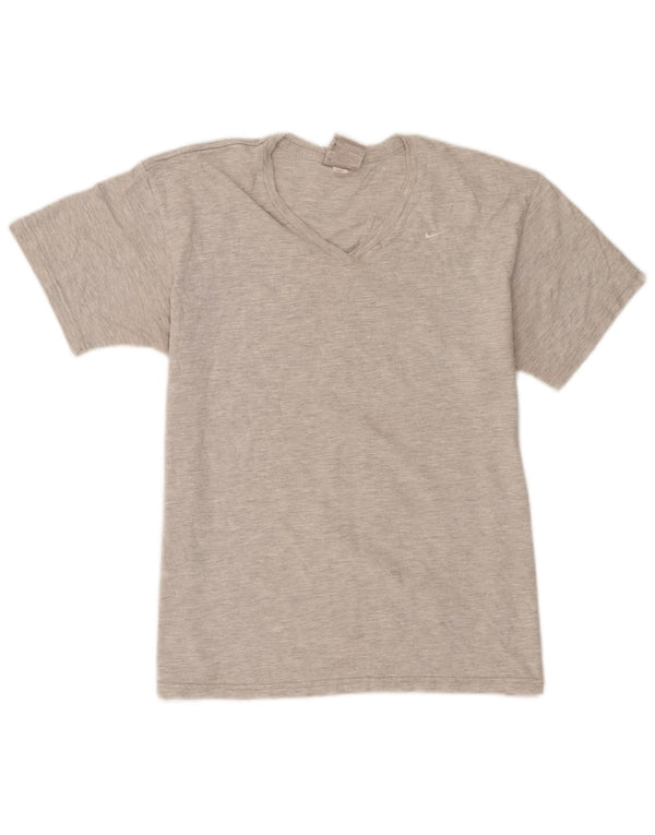 Nike Camiseta para mujer Top US 12/14 Grande Gris Moteado Algodón