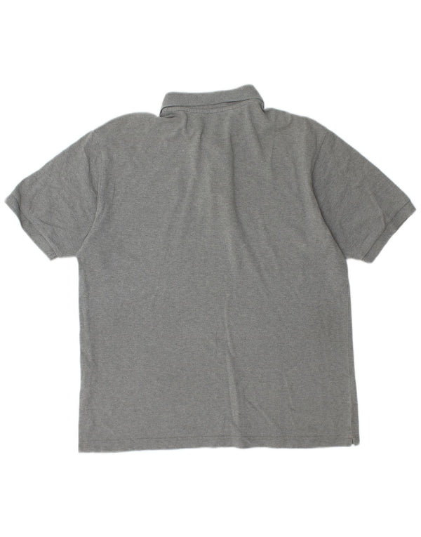 KAPPA Mens Polo Shirt Large Grey Cotton