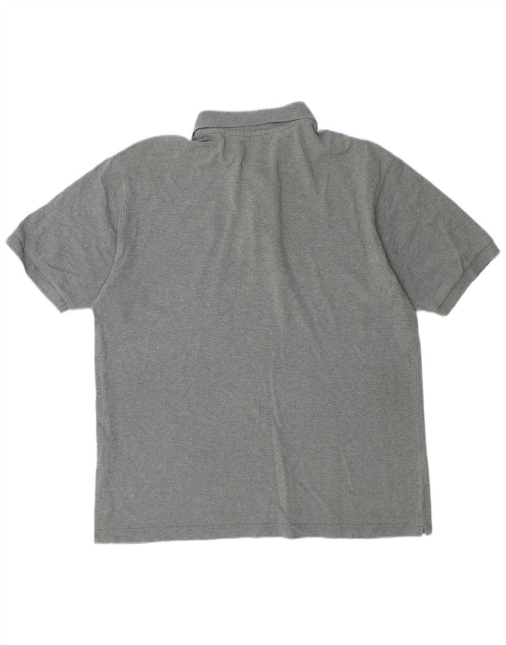 KAPPA Polo Hombre Grande Gris Algodón