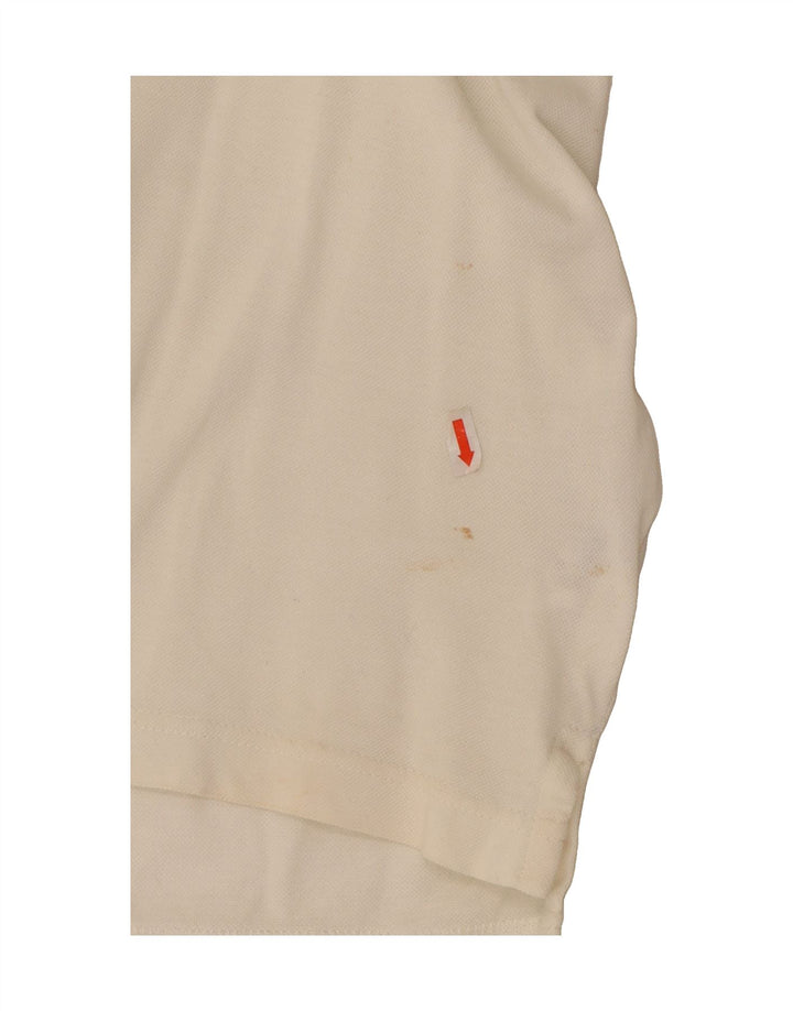 FILA Mens Polo Shirt XL White Cotton Vintage Fila and Second-Hand Fila from Messina Hembry 