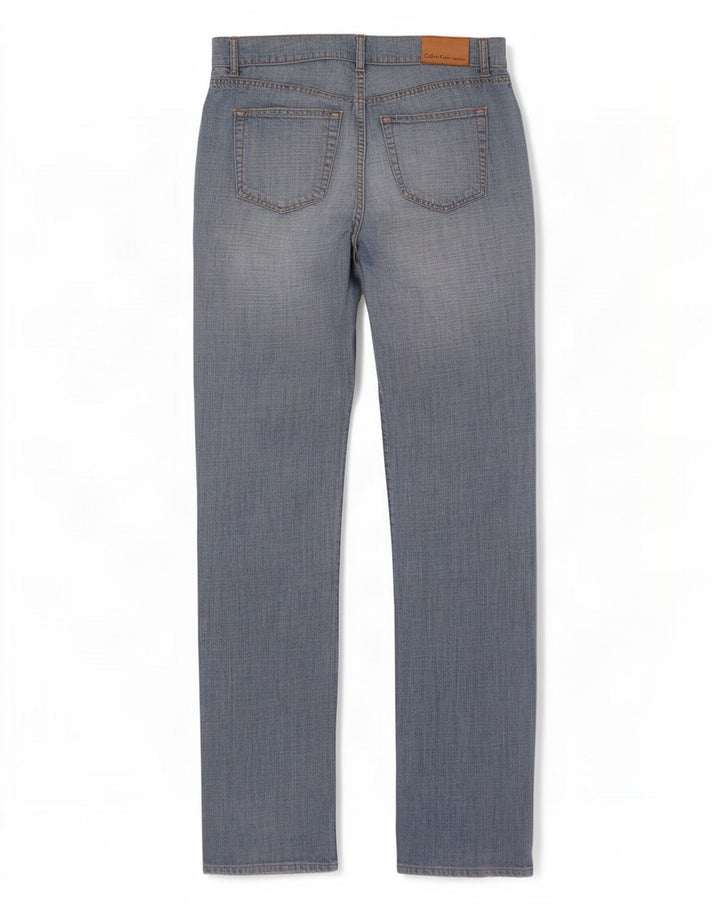 Calvin Klein Jeans rectos para hombre W33 L33 Algodón azul