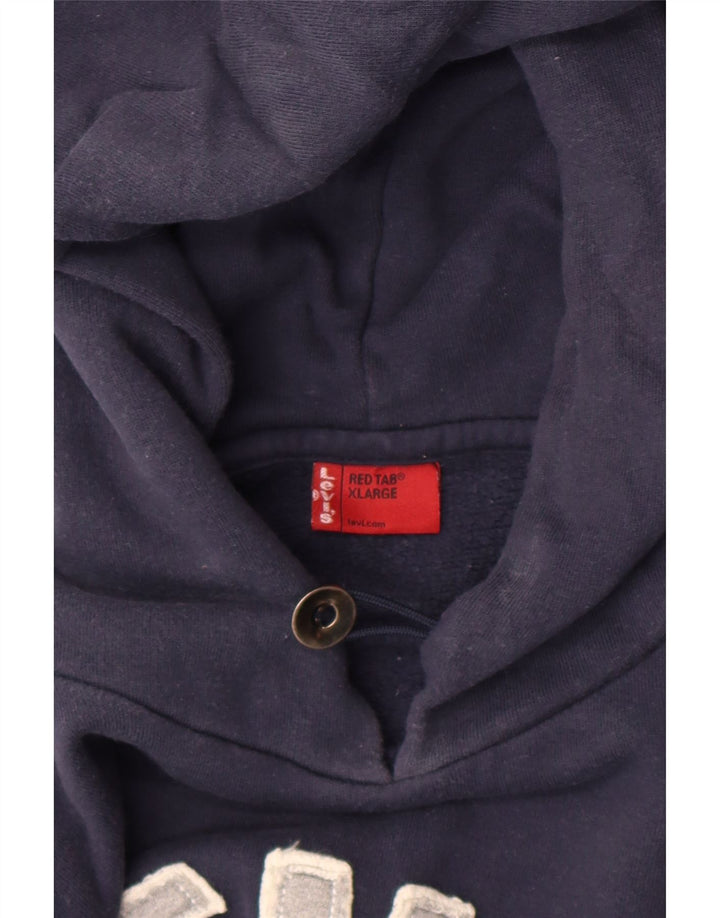 Levi's Hombre Graphic Sudadera Con Capucha Jumper XL Azul Marino