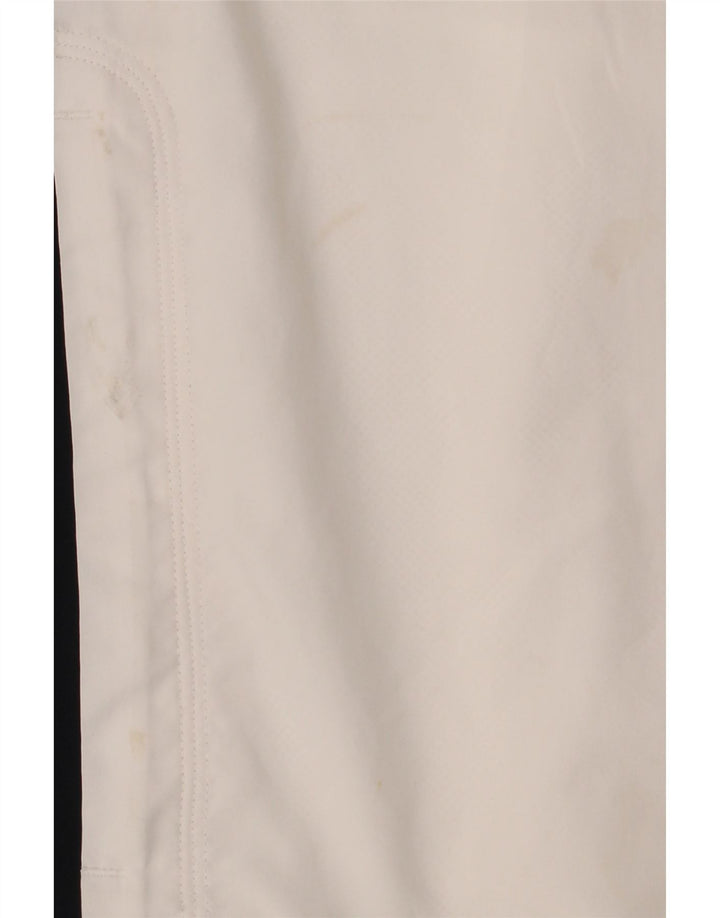 ADIDAS Mens Clima 365 Chándal Top Chaqueta Grande Blanco Colorblock