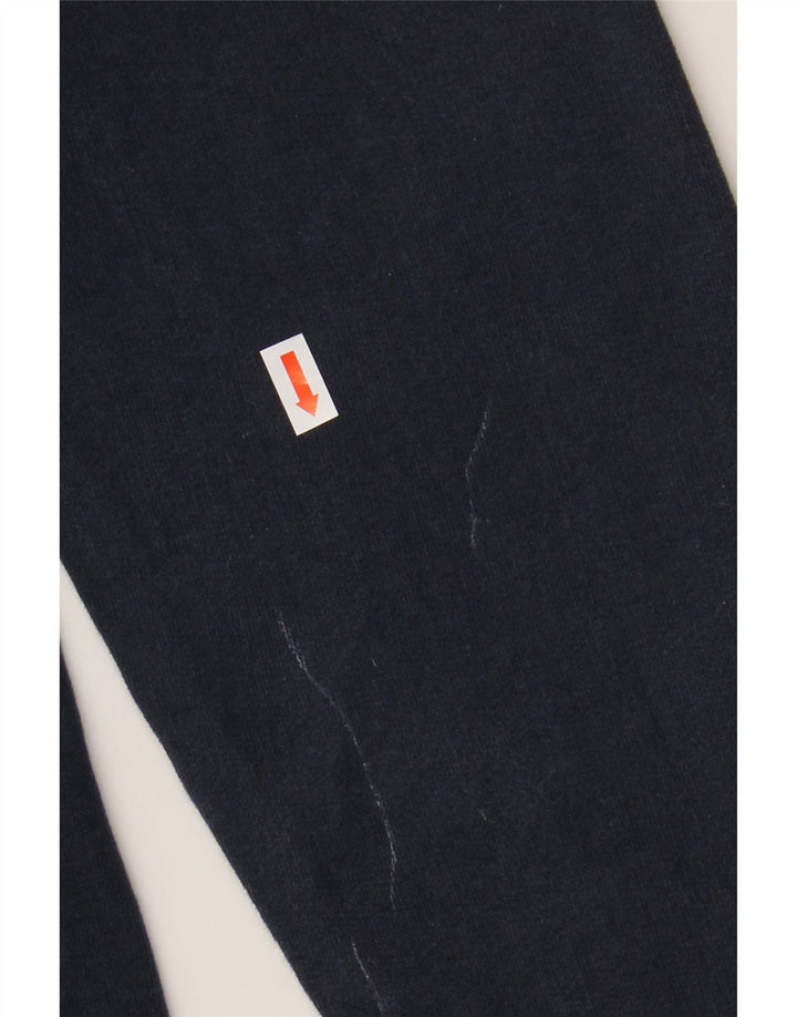 CREW CLOTHING Sudadera con cuello y cremallera para mujer, talla 40, talla grande, azul marino