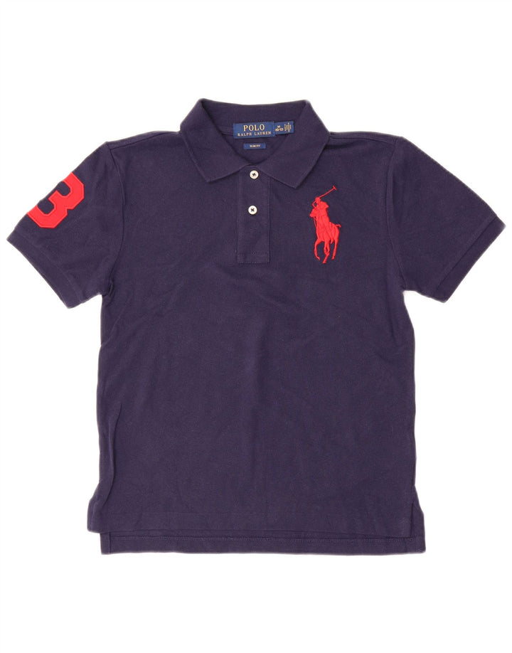 POLO RALPH LAUREN Polo ajustado para niño 10-11 años Azul marino mediano
