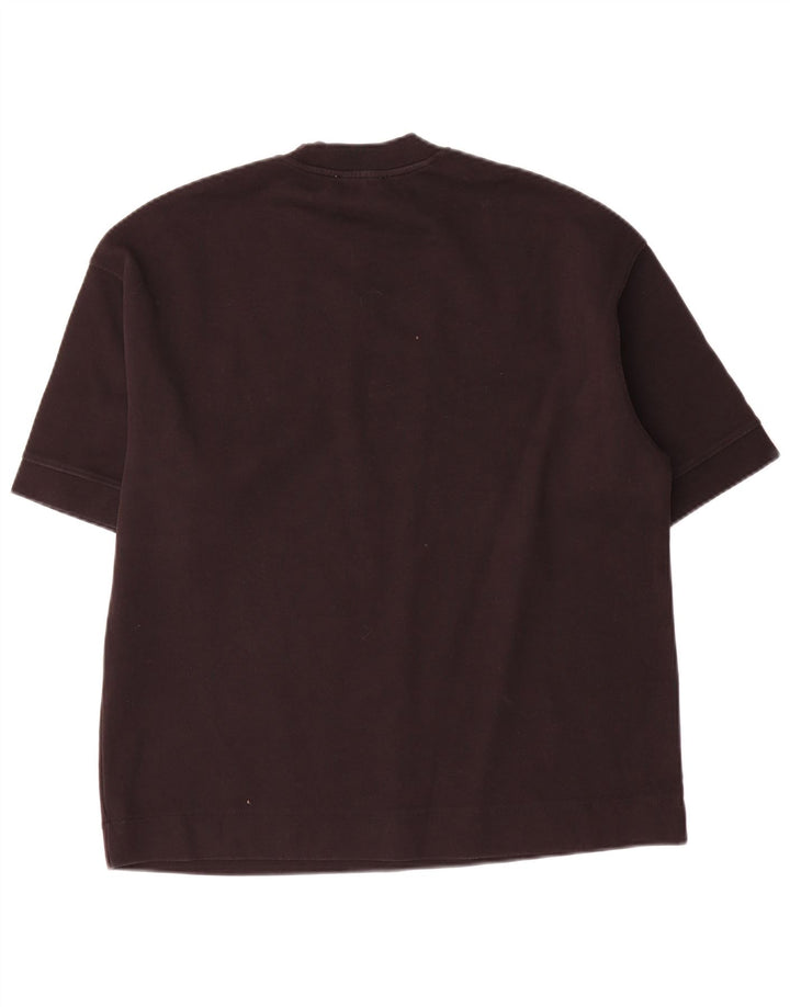 Zara Hombre Camiseta Top Small Algodón Negro