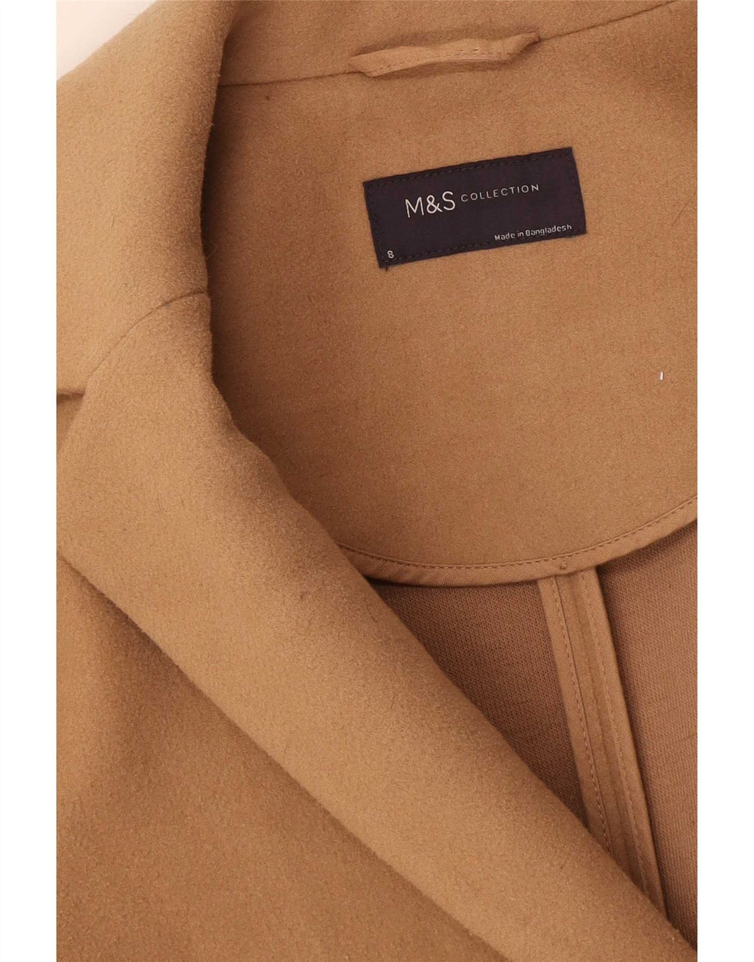 Marks & Spencer Abrigo para mujer Reino Unido 8 Pequeño Beige