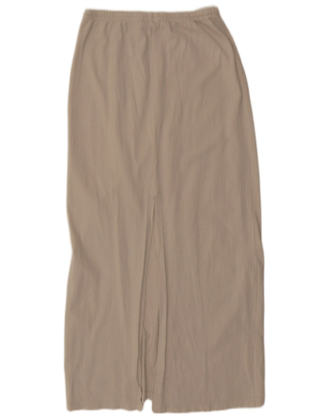 Zara Mujer Maxi Falda Pequeña W26 Algodón Beige