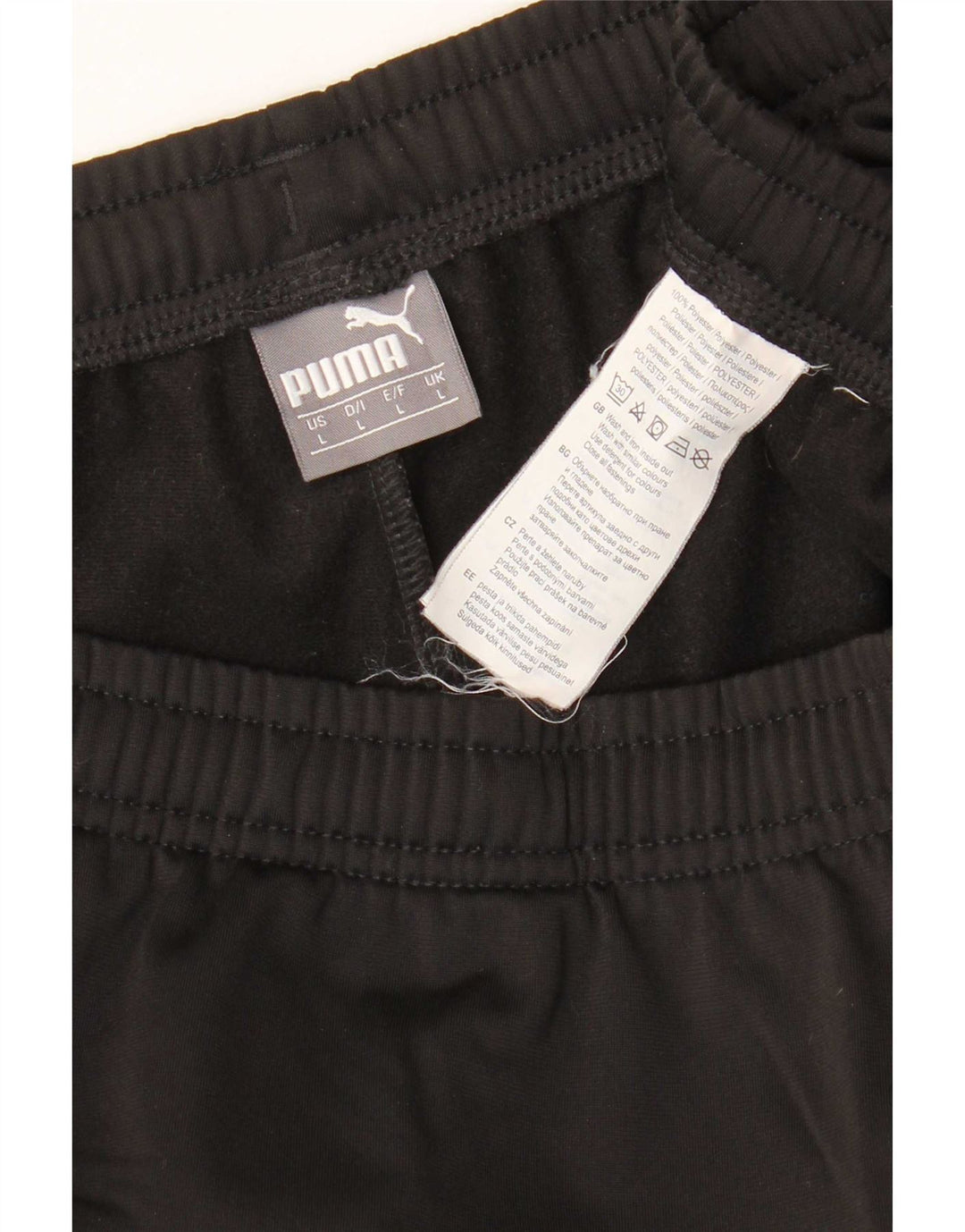 Pantalón De Chándal Puma Hombre Grande Negro Poliéster