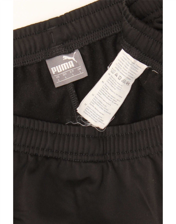 Pantalón De Chándal Puma Hombre Grande Negro Poliéster