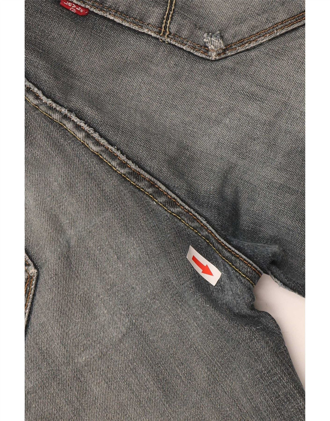 Levi's Mens 519 Slim Denim Shorts W38 XL Algodón gris
