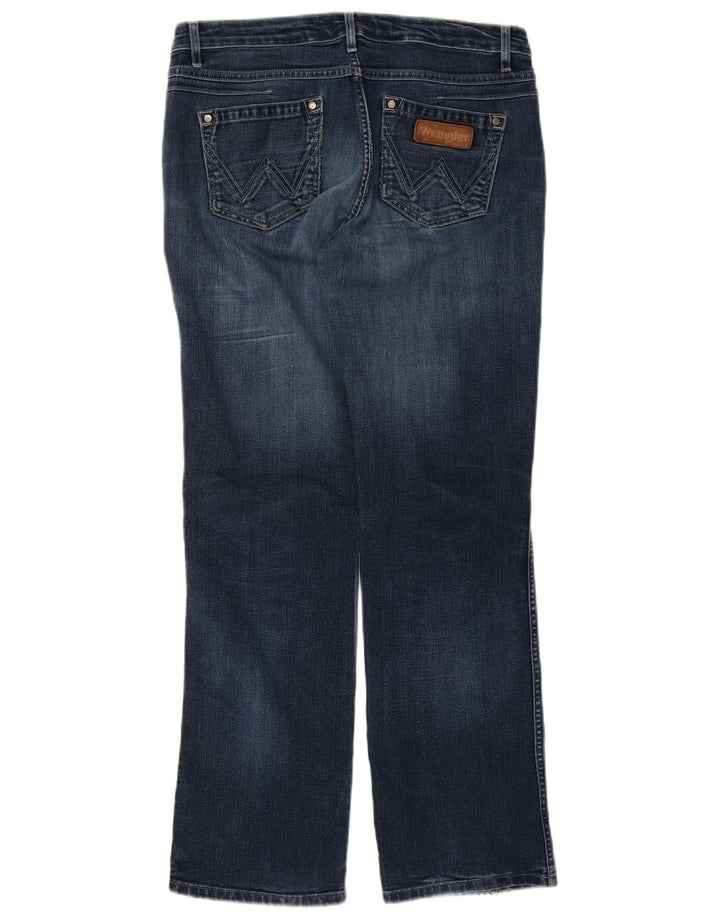 Vaqueros Wrangler Mujer Sara Rectos W32 L32 Algodón Azul