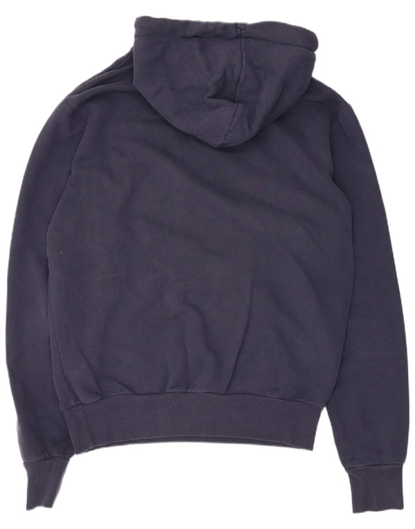 Superdry Mens Graphic Hoodie Jumper Large Navy Blue Cotton