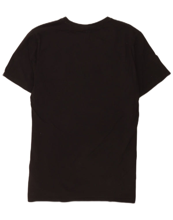 Guess Camiseta gráfica ajustada para hombre UK 40 Medium Black Cotton