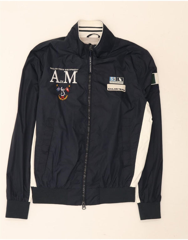 Armata Di Mare Chaqueta de chándal para hombre IT 46 Small Azul marino Colorblock