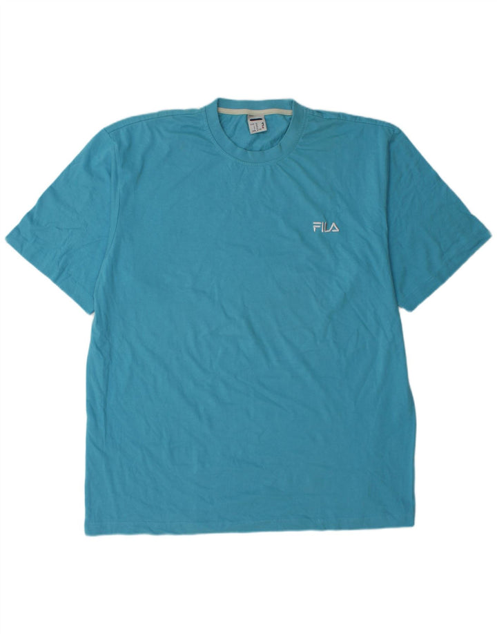 FILA Camiseta Hombre Top XL Algodón Azul