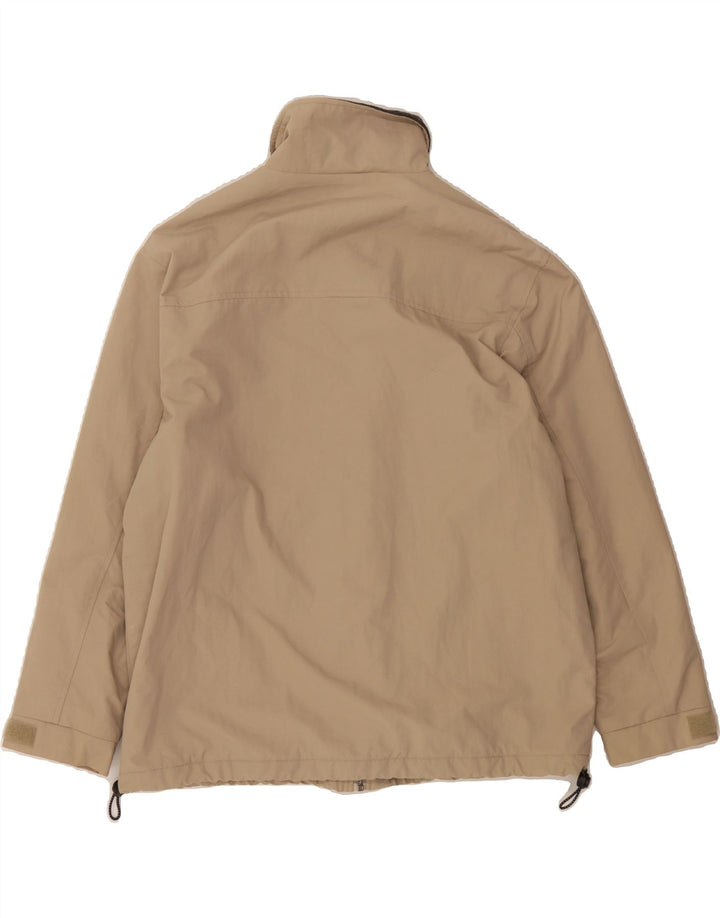 ASICS Mens Windbreaker Jacket UK 38 Medium Beige Nylon Vintage Asics and Second-Hand Asics from Messina Hembry 