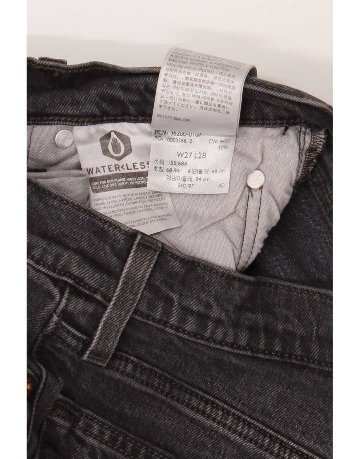 Levi's Vaqueros Rectos 501 Para Mujer W27 L28 Algodón Gris