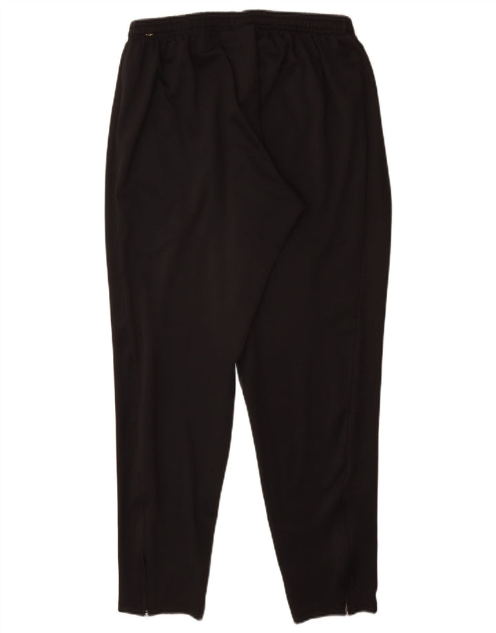 NIKE Mujer Dri Fit Chándal Pantalones UK 40 Grande Poliéster Negro