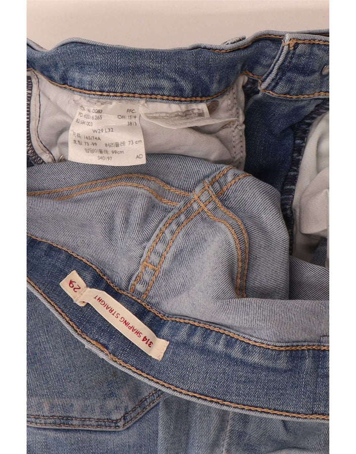 Vaqueros Levi's Mujer 314 Shaping Straight W29 L28 Azul