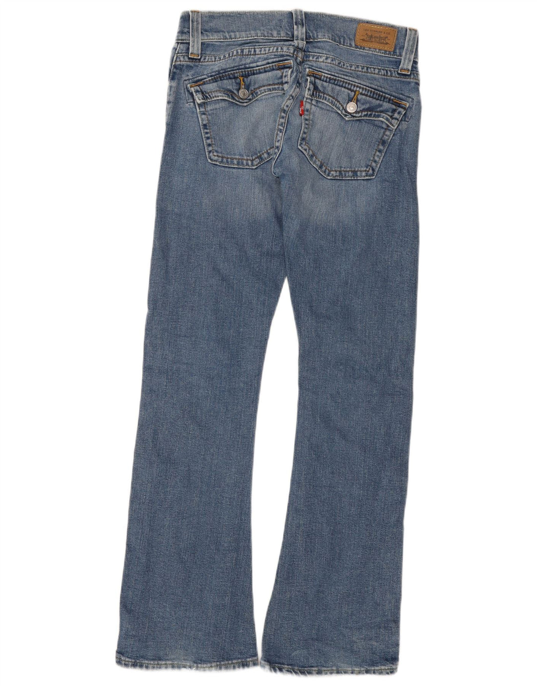 Levi's Jeans acampanados holgados 504 para mujer US 5 Medium W28 L32 Algodón azul