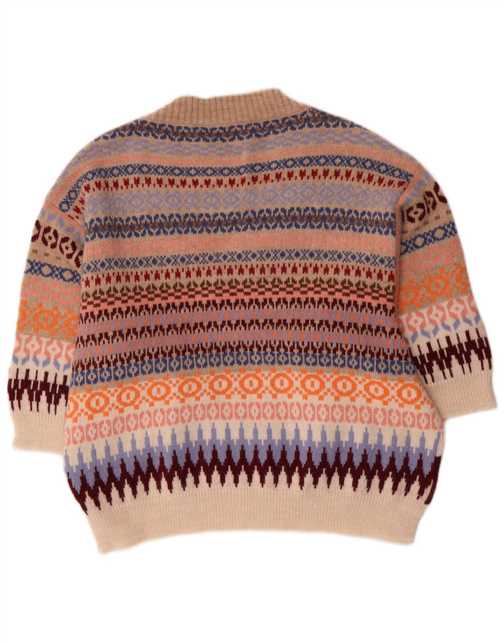 Max Mara - Jersey de fin de semana con cuello en V para mujer, talla 40, talla XL, multicolor