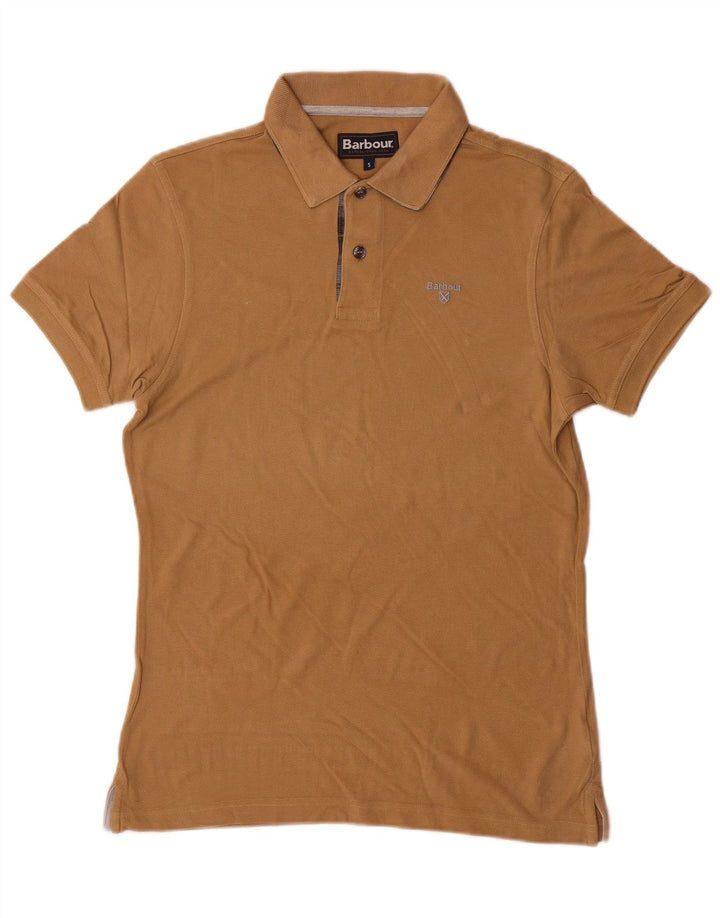 BARBOUR Polo Hombre Pequeño Algodón Beige