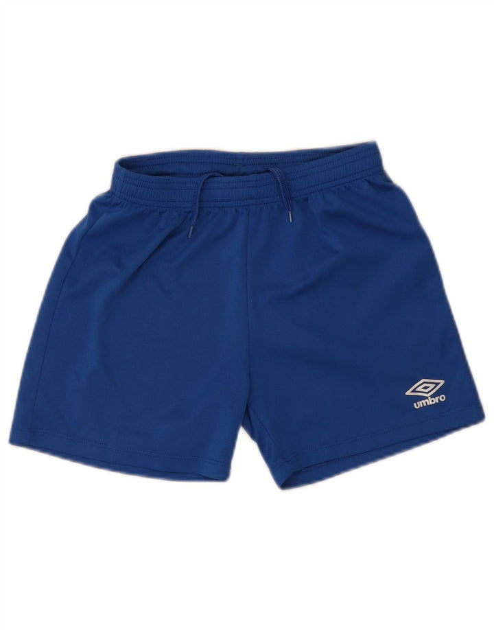 UMBRO Shorts deportivos para niño 8-9 años Small Azul Poliéster