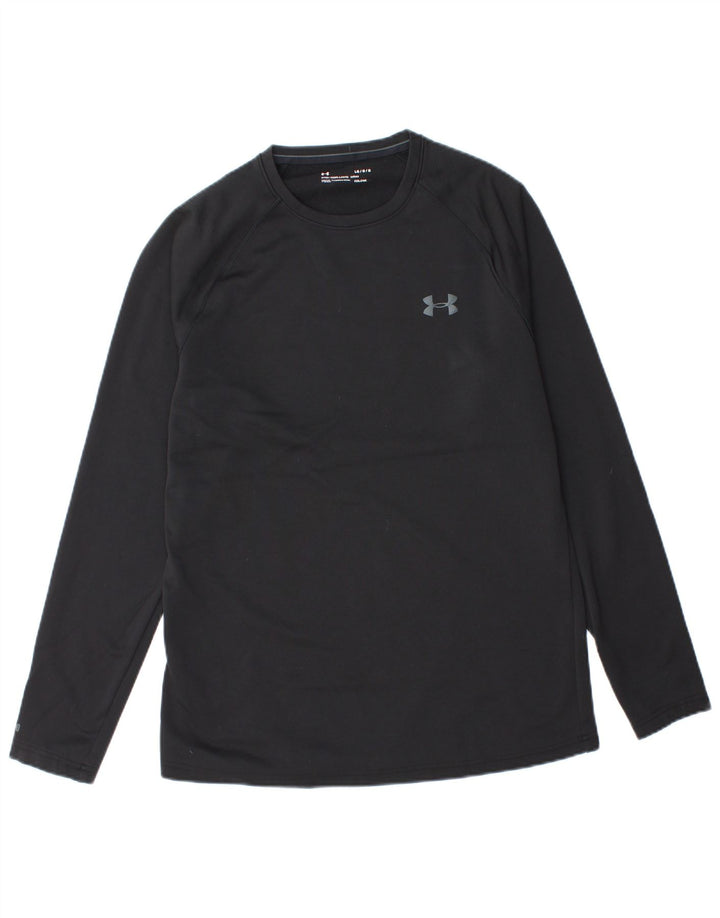UNDER ARMOUR Camiseta Cold Gear de manga larga para hombre, talla grande, negra