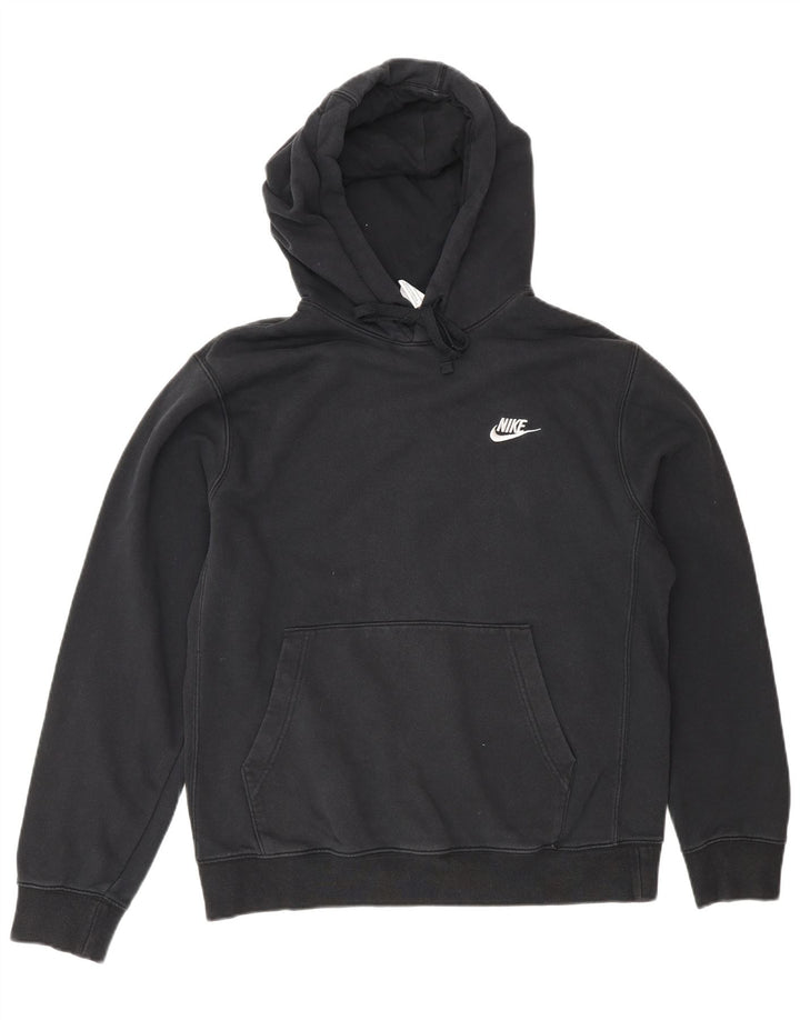 Nike - Sudadera con capucha para hombre, talla pequeña, algodón negro