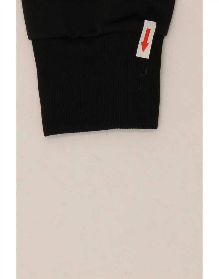 Adidas Hombre Chándal Top Chaqueta Mediano Negro Colorblock Poliéster