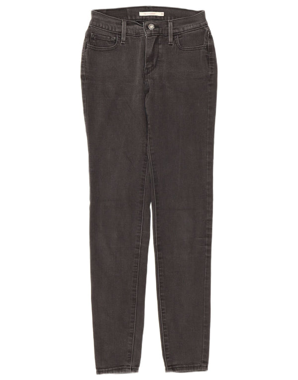 Vaqueros Levi's 710 Super Skinny para mujer W26 L30 Algodón gris