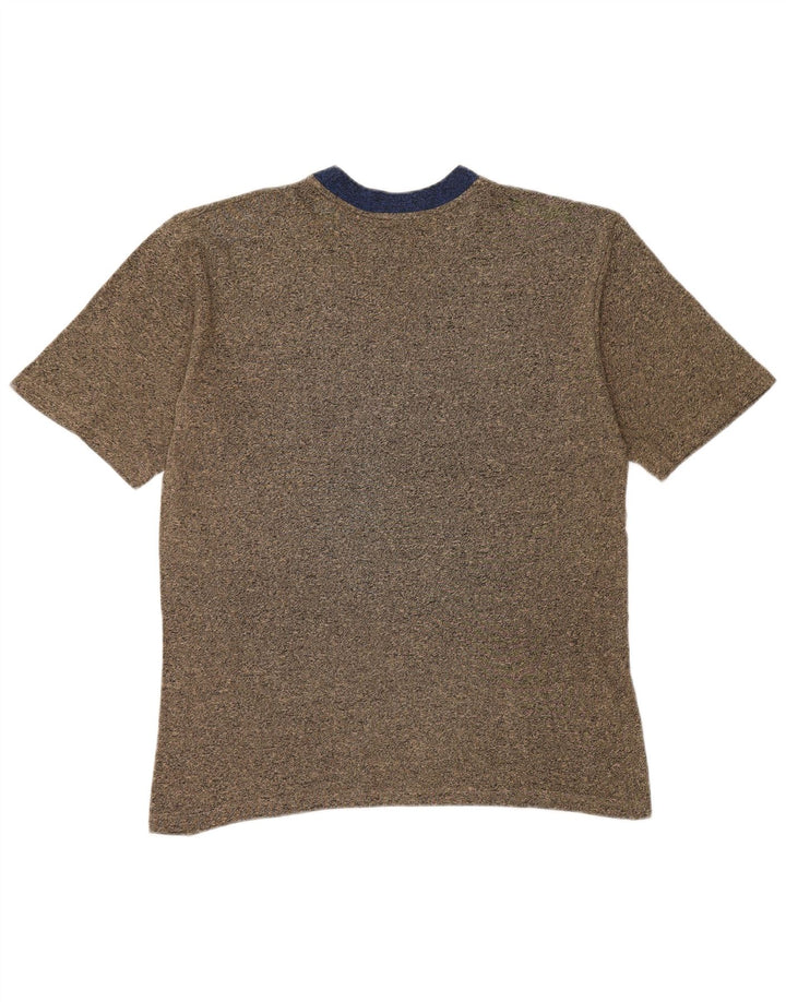 ASICS - Camiseta para hombre, talla grande, color marrón, algodón