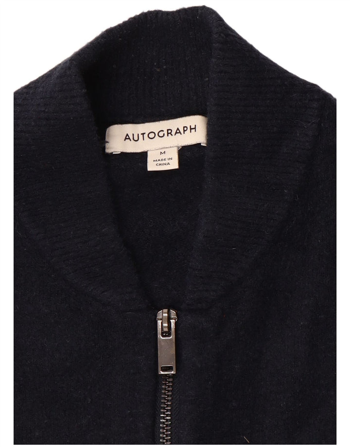 Marks & Spencer - Cárdigan autógrafo para hombre, color azul marino mediano