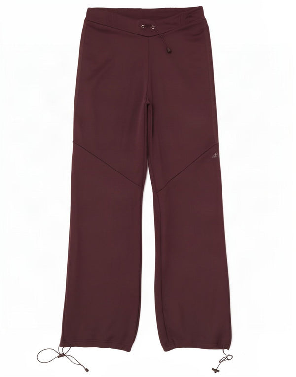 Adidas Mujer Clima 365 Chándal Pantalones Joggers UK 8 Small Borgoña