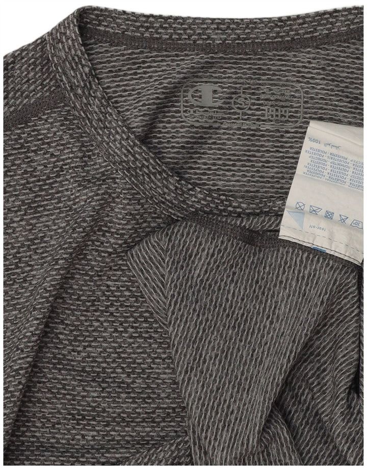 Champion Camiseta para hombre Top Small Grey Moteado Poliéster