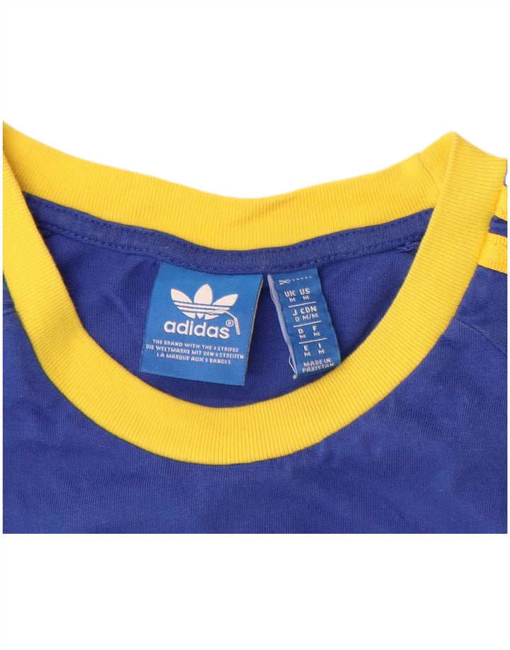 ADIDAS Camiseta Hombre Top Medium Azul Marino Algodón