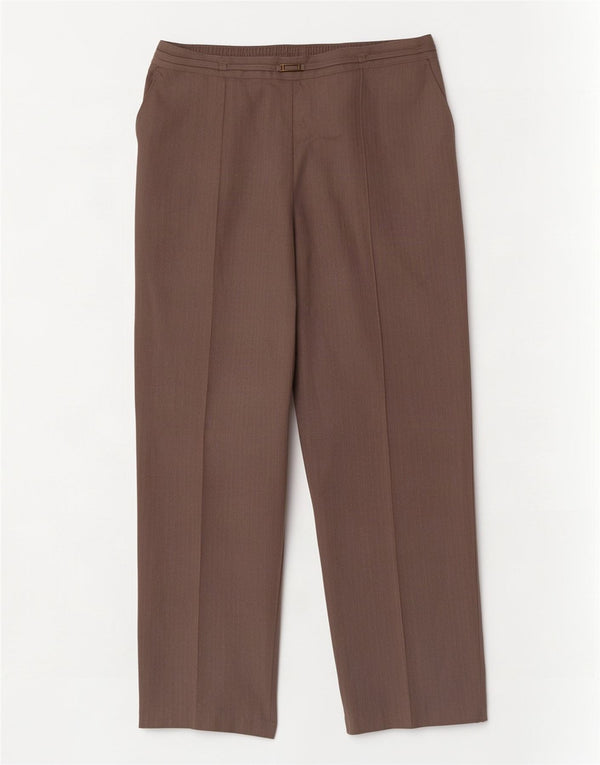 Marks & Spencer Pantalones Cortos para Mujer UK 40 Large W34 L26 Marrón