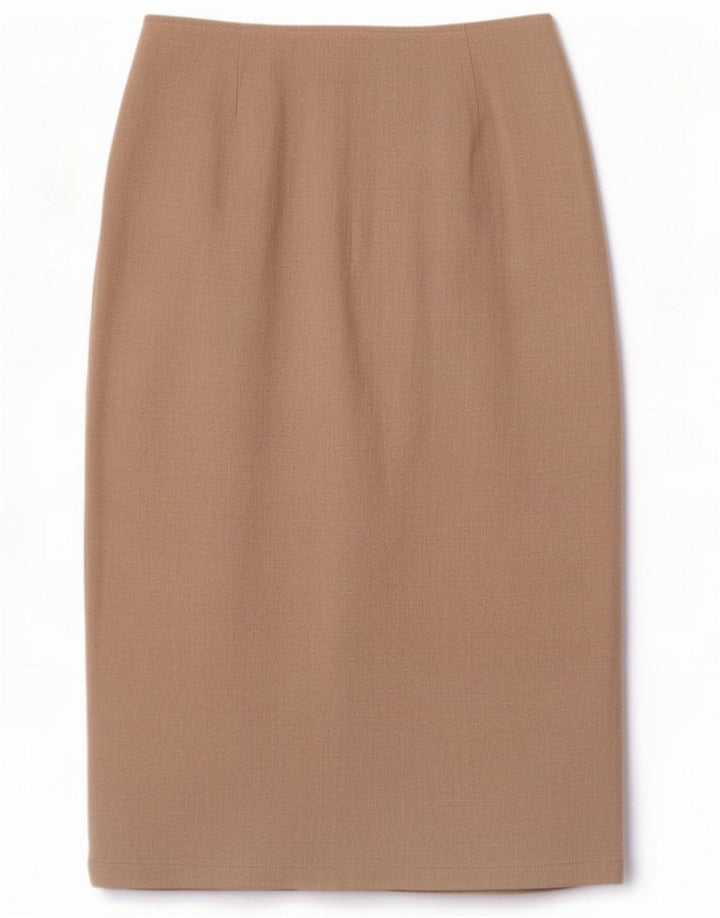 Falda cruzada vintage para mujer pequeña W28 Beige