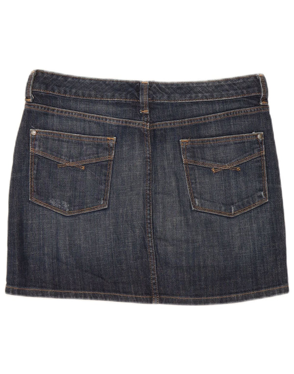 Gap Minifalda vaquera para mujer UK 12 Medium W32 Algodón azul marino