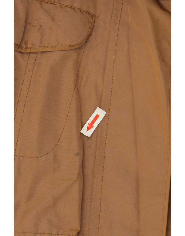 Massimo Dutti Chaqueta Utilitaria Mujer UK 44 Algodón Beige Medio